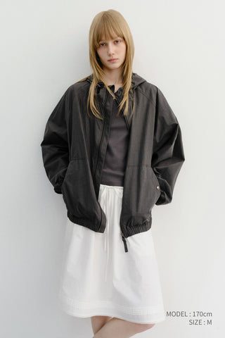 UNISEX SUMMER BREEZE WINDBREAKER BLACK - Dunst