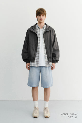 UNISEX SUMMER BREEZE WINDBREAKER BLACK - Dunst