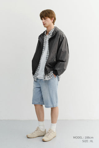 UNISEX SUMMER BREEZE WINDBREAKER BLACK - Dunst