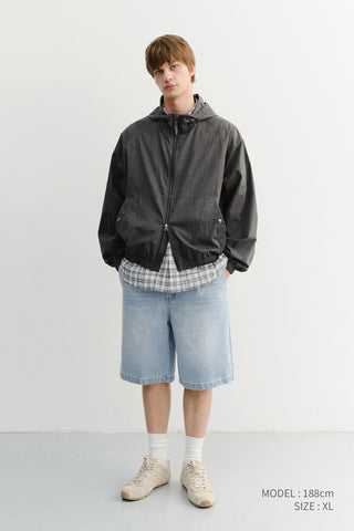 UNISEX SUMMER BREEZE WINDBREAKER BLACK - Dunst