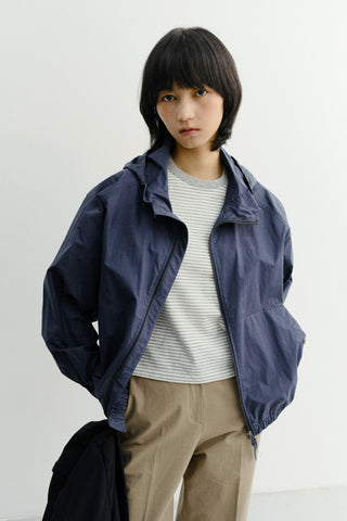 UNISEX SUMMER BREEZE WINDBREAKER NAVY BLUE - Dunst