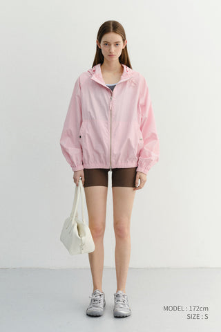 UNISEX SUMMER BREEZE WINDBREAKER SOFT PINK - Dunst