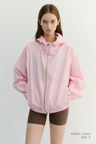 UNISEX SUMMER BREEZE WINDBREAKER SOFT PINK - Dunst