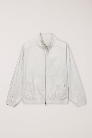 UNISEX SUMMER HARRINGTON JACKET CREAM STRIPE - Dunst