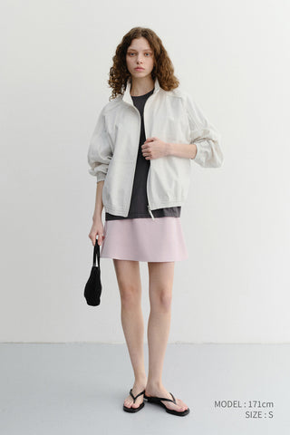UNISEX SUMMER HARRINGTON JACKET CREAM STRIPE - Dunst