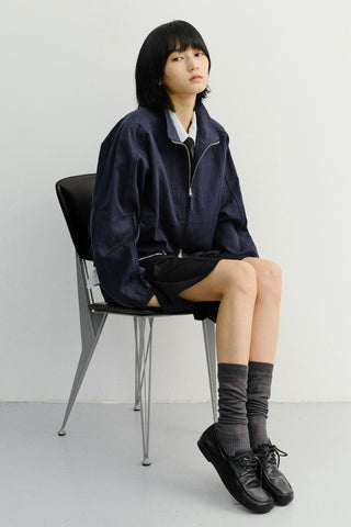 UNISEX SUMMER HARRINGTON JACKET NAVY - Dunst