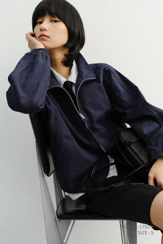 UNISEX SUMMER HARRINGTON JACKET NAVY - Dunst