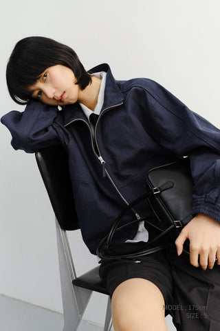 UNISEX SUMMER HARRINGTON JACKET NAVY - Dunst