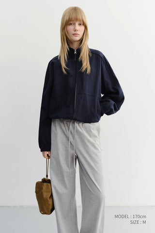 UNISEX SUMMER HARRINGTON JACKET NAVY - Dunst