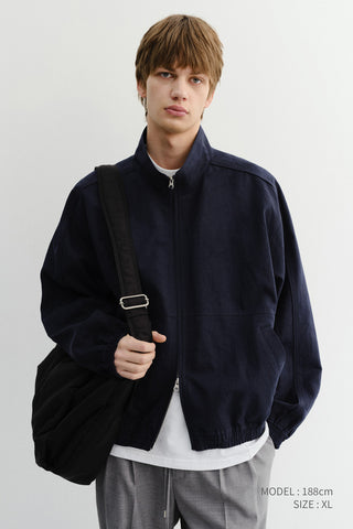UNISEX SUMMER HARRINGTON JACKET NAVY - Dunst