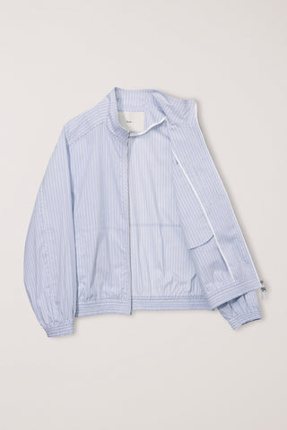 UNISEX SUMMER HARRINGTON JACKET SOFT BLUE STRIPE - Dunst