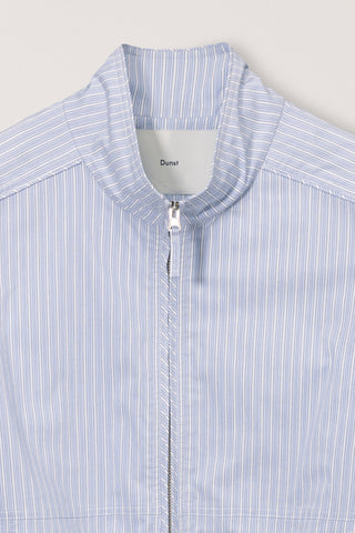 UNISEX SUMMER HARRINGTON JACKET SOFT BLUE STRIPE - Dunst