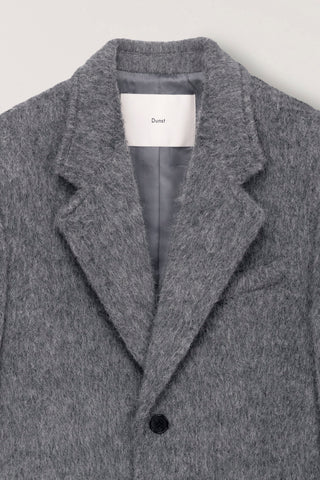 UNISEX ALPACA BLAZER COAT MELANGE GREY