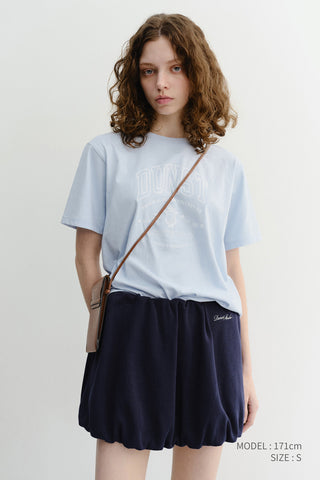 MINI VOLUMED SKIRT NAVY
