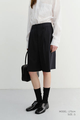 BERMUDA SHORTS NAVY STRIPE