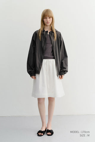 UNISEX SUMMER BREEZE WINDBREAKER BLACK