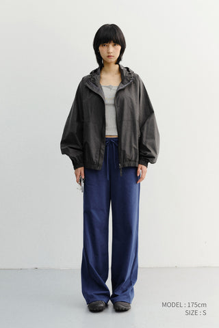 SUMMER WIDE JOGGER PANTS BLUE