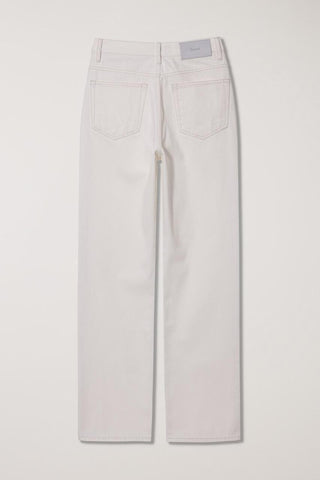 90S WIDE LEG NEW JEANS CREAM WHITE