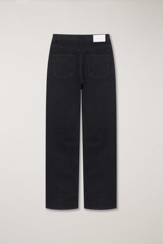 ESSENTIAL STRAIGHT FULL LENGTH JEANS BLACK