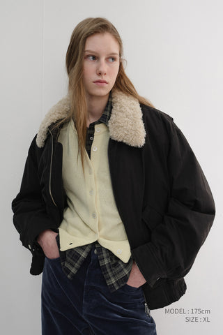 UNISEX FLIGHT PADDED JACKET BLACK