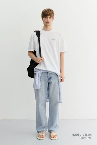 UNISEX GARMENT DYED T-SHIRT OFF WHITE
