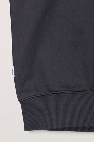 UNISEX GARMENT DYED SWEATSHIRT WASHED BLACK