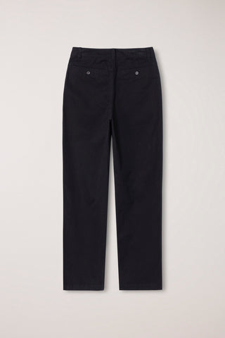 STRAIGHT CHINO SLACKS BLACK