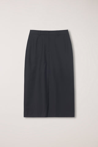 H-LINE LONG SKIRT BLACK