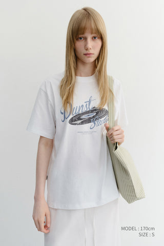 UNISEX VINYL T-SHIRT OFF WHITE