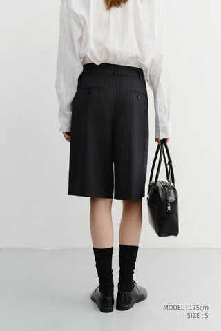 BERMUDA SHORTS NAVY STRIPE