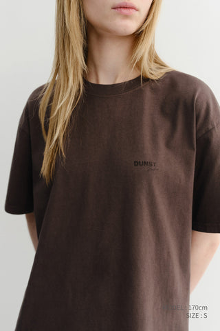 UNISEX GARMENT DYED T-SHIRT BROWN