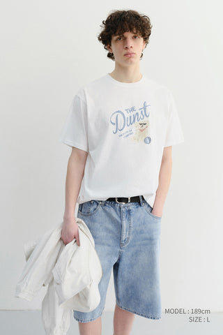 CLASSIC BAGGY DENIM SHORTS LIGHT BLUE