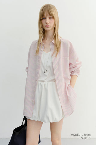 MINI VOLUMED SKIRT WHITE
