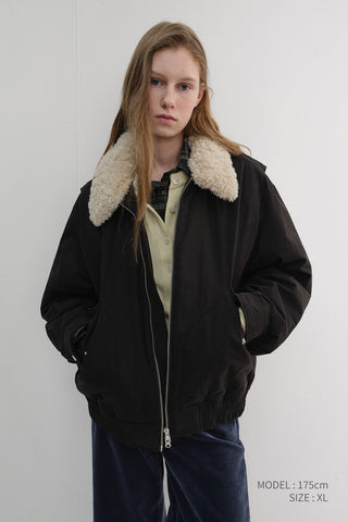 UNISEX FLIGHT PADDED JACKET BLACK