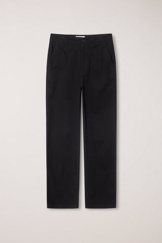 STRAIGHT CHINO SLACKS BLACK