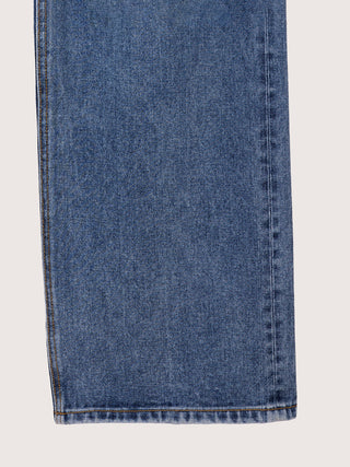 RELAXED WIDE JEANS CLASSIC BLUE