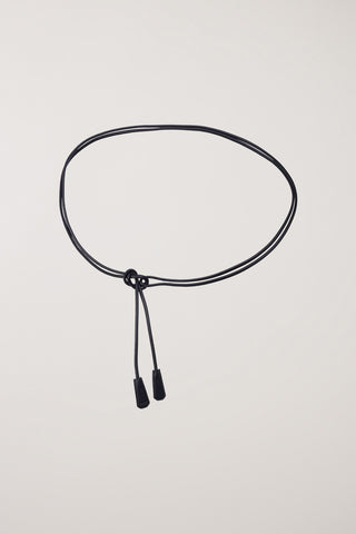 STRING BELT BLACK