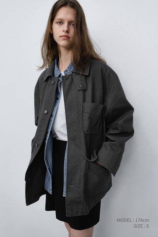 UNISEX CHORE JACKET SEPIA