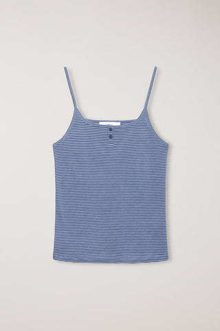 PETIT SLEEVELESS TOP BLUE STRIPE