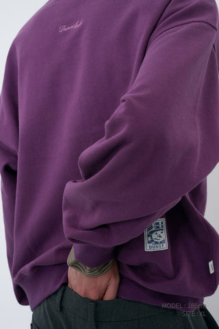 UNISEX PIXEL SWEATSHIRT PURPLE