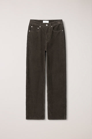 90S WIDE CORDUROY JEANS BROWN