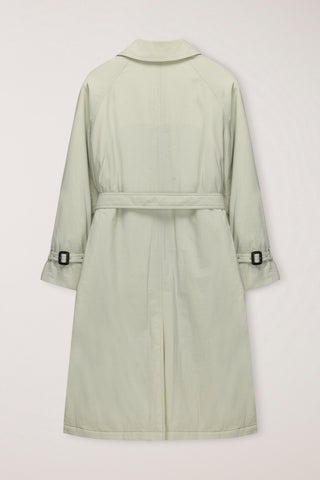 UNISEX PADDED BALMACAAN COAT SOFT BEIGE