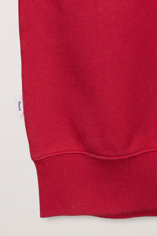 UNISEX GARMENT DYED SWEATSHIRT RED