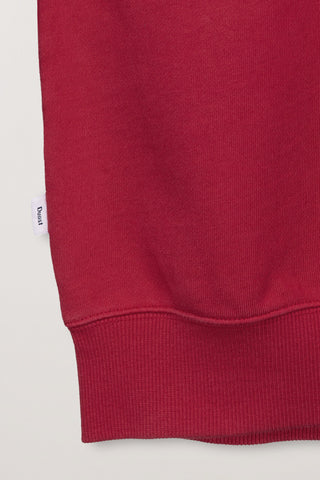 UNISEX GARMENT DYED SWEATSHIRT RED