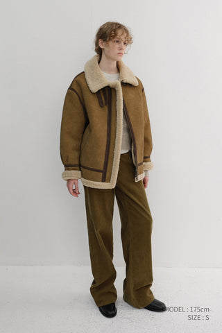 UNISEX B-3 SHEARLING JACKET CAMEL