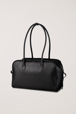 SOFT FRAME SHOULDER BAG BLACK