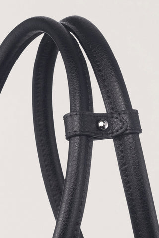 SOFT FRAME COMPACT SHOULDER BAG BLACK