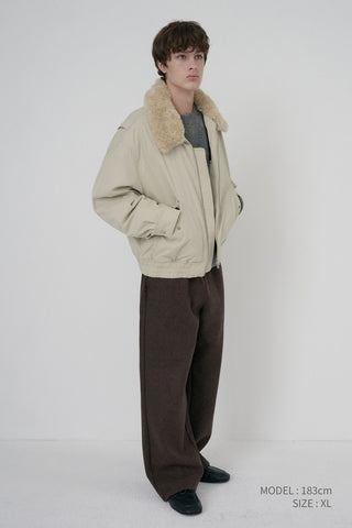 UNISEX FLIGHT PADDED JACKET BEIGE