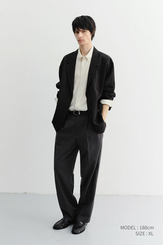 UNISEX SOFT TAILORED JACKET BLACK