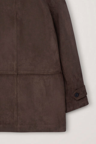 UNISEX LILY ALTER-SUEDE HALF JACKET ETOUPE KHAKI